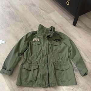 Green Military Style Jacket